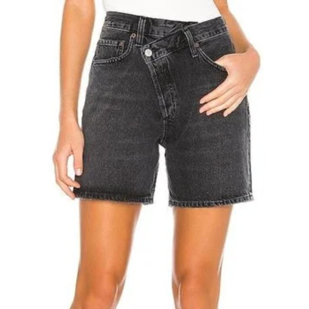 AGOLDE Criss Cross Short in PHOTOGRAM.